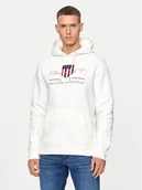 Bluzy męskie - Gant Bluza Archive Shield 2047082 Écru Regular Fit - miniaturka - grafika 1