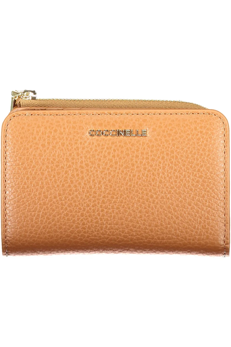 Brązowy portfel damski Coccinelle Metallic Soft – W11 - on_order