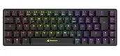 Klawiatury - Sharkoon PureWriter W65 klawiatura Gaming RF Wireless QWERTZ Niemiecki Czarny 4044951036936 - miniaturka - grafika 1