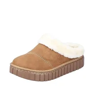 Kapcie damskie - Rieker Damskie kapcie Y8850, brązowy, 41 EU - miniaturka - grafika 1