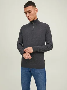 Jack & Jones Sweter w kolorze antracytowym - Swetry męskie - miniaturka - grafika 1