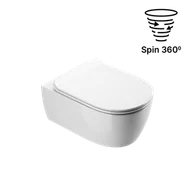 Miski WC - Excellent Doto D 54 Spin 360 miska WC wisząca, bezrantowa, biały połysk - miniaturka - grafika 1