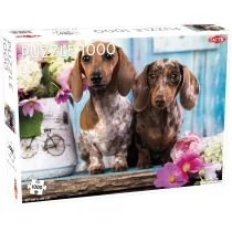 Tactic Puzzle 1000 Dashing Dachshunds - - Puzzle - miniaturka - grafika 2