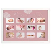 Ramki na zdjęcia - Ramka Na Zdjęcia Mój Pierwszy Roczek - Dziewczynka. Ramka Z Passe Partout O Rozmiarze 21X30 Cm - miniaturka - grafika 1