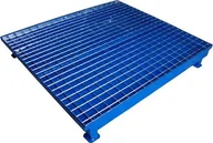 Narzędzia samochodowe - WiZ Stalowa wanna ociekowa z kratownicą o pojemności 150 l, wym. 1150 x 1300 x 200 mm - miniaturka - grafika 1