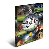 Pudła i pojemniki do przechowywania - HERMA Eckspanner Binder "Football", karton, DIN A4 19298 19298 - miniaturka - grafika 1