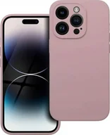 Etui i futerały do telefonów - OEM Futerał SILICONE 2mm do IPHONE 14 Pro pudrowy róż - miniaturka - grafika 1