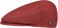 Czapki męskie - Skórzany Kaszkiet by Lierys, bordowy, 59 cm - miniaturka - grafika 1