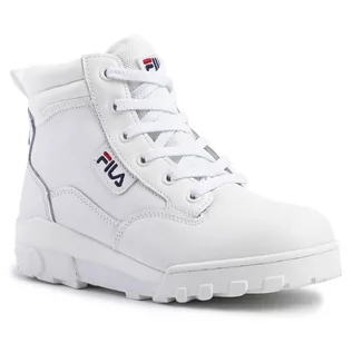 Botki damskie - Fila Trapery Grunge II L Mid Wmn 1010741.1FG White - grafika 1