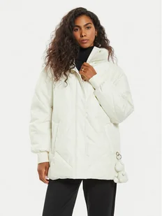 Guess Kurtka zimowa V4BL01 WGLW2 Écru Regular Fit - Kurtki damskie - miniaturka - grafika 1