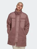 Kurtki damskie - adidas Kurtka przejściowa Sherpa HK5257 Różowy Regular Fit - miniaturka - grafika 1