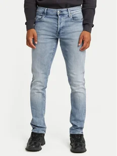 G-Star Raw Jeansy 3301 51003-D875 Niebieski Tapered Fit - Spodnie męskie - miniaturka - grafika 1