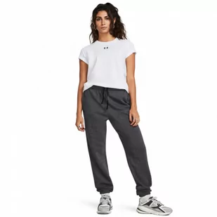Damskie spodnie dresowe Under Armour UA Rival Terry Jogger - szare - UNDER ARMOUR - Spodnie sportowe damskie - miniaturka - grafika 1