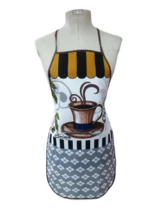 Euromat Fartuszek Kuchenny Coffee II FS225 50x76 cm 5900072271535 - Fartuchy i rękawice kuchenne - miniaturka - grafika 1