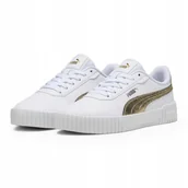 Buty sportowe damskie - Buty damskie Puma Carina 2.0 Metallic Shine puma white/puma 36 Eu - miniaturka - grafika 1