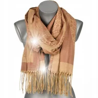 Apaszki i szaliki damskie - Duży Szalik Damski bawełniany ciepły szal - miniaturka - grafika 1