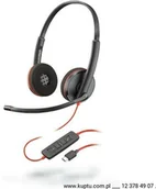 Słuchawki - Blackwire 3220 przewodowy zestaw słuchawkowy USB C (209749-22) - miniaturka - grafika 1
