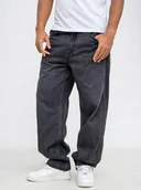 Spodnie męskie - SPODNIE MĘSKIE JEANSOWE Baggy Mass Czarne Sprane 34 - miniaturka - grafika 1