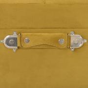 Ławki do przedpokoju - VidaXL Lumarko Stołek ze schowkiem, 40 cm, musztardowy żółty, aksamitny 329252 VidaXL - miniaturka - grafika 1