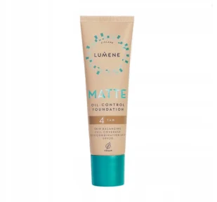 LUMENE MATTE CONTROL PODKŁAD MATUJĄCY 4 TAN 30ML - Podkłady do twarzy - miniaturka - grafika 1