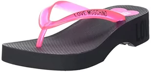 Love Moschino Damskie japonki Ja28064G0GI31604, fuksja, 40 EU, Fuchsia, 40 EU - Klapki i japonki damskie - miniaturka - grafika 1