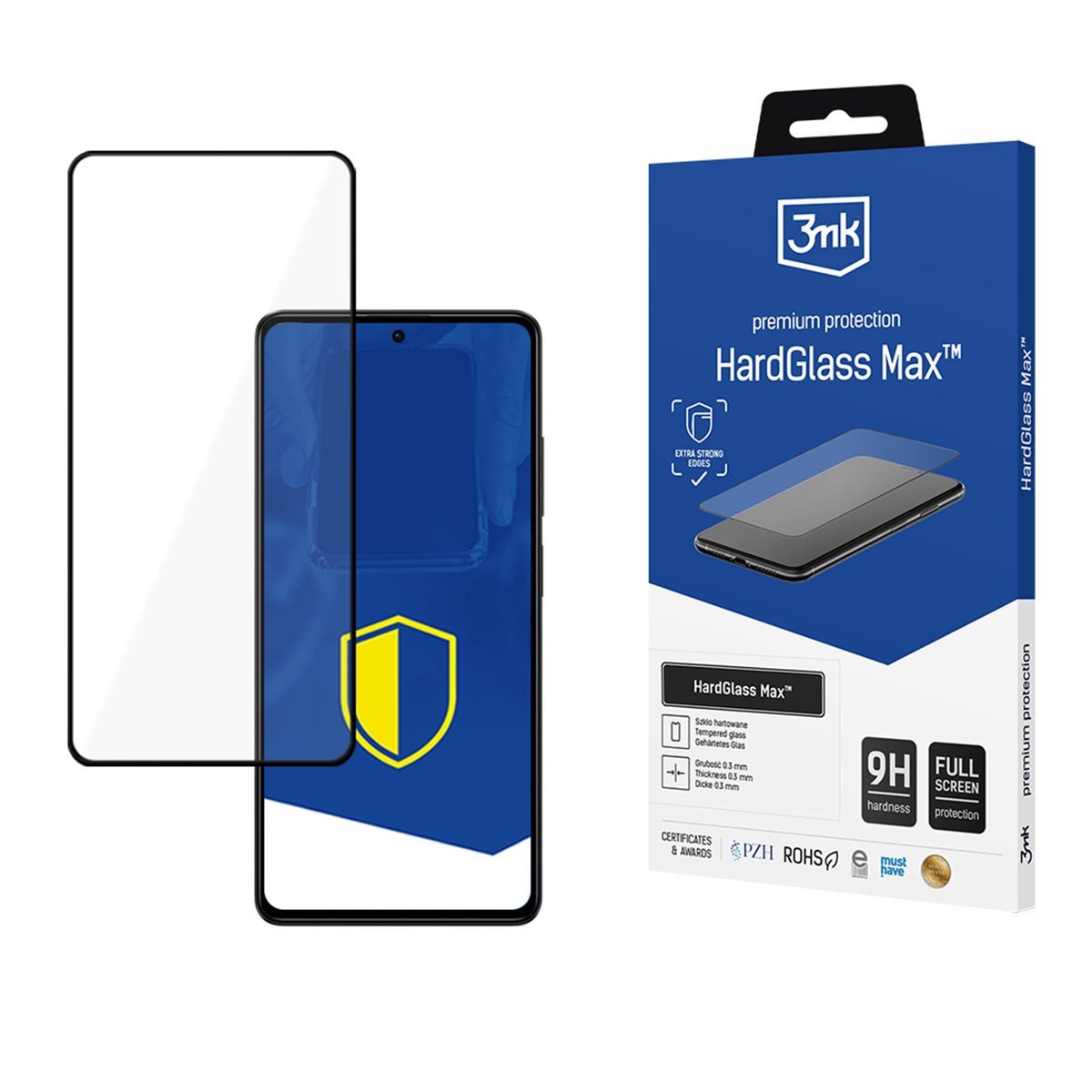 Google Pixel 8 5G - 3mk HardGlass Max Black