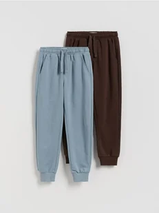 Reserved - Dresowe joggery 2 pack - ciemnobrązowy - Spodenki dla niemowląt - miniaturka - grafika 1