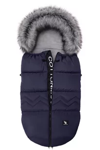CottonMoose, Śpiworek do wózka, North  Yukon GRANATOWY - Śpiworki dla dzieci - miniaturka - grafika 1