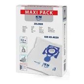 Worki do odkurzaczy - K&M Worek do odkurzacza K&M KM 49.4020 (12 sztuk) - miniaturka - grafika 1