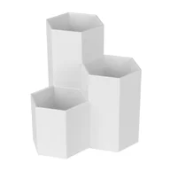 Pojemniki łazienkowe - Organizer JULIE 11 x 11 x 12 cm biały - miniaturka - grafika 1
