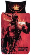 Pościel - Czerwona, dwustronna pościel 135x200cm + poduszka Hellboy - miniaturka - grafika 1