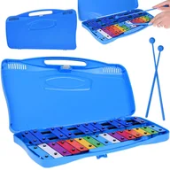 Instrumenty muzyczne dla dzieci - Cymbałki Dzwonki Chromatyczne dla Dzieci Edukacyjny Zestaw IN0176 - miniaturka - grafika 1