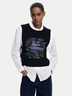 Desigual Koszula Chaleco 25WWCW01 Biały Regular Fit - Koszule damskie - miniaturka - grafika 1