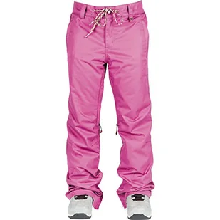 Nitro Snowboards Damskie spodnie snowboardowe Whistler 19 damskie spodnie narciarskie Boyfriend Fit, ciepłe, wodoodporne, oddychające, w pełni uszczelnione szwy, odzież wierzchnia, ciemnoróżowe, S - Spodnie narciarskie - miniaturka - grafika 1