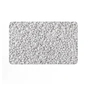 Dywaniki łazienkowe - Biało-szary gumowy dywanik łazienkowy 50x80 cm Leandra – douceur d'intérieur - miniaturka - grafika 1