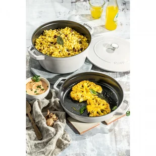 Zestaw 3 Naczyń + Pokrywka 24 Cm Truflowy Staub - Zestawy garnków i patelni - miniaturka - grafika 13