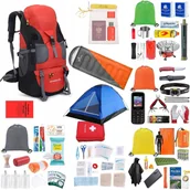 Plecaki - Plecak Ewakuacyjny Ucieczkowy z wyposażeniem ReadyPack namiot i śpiwór - miniaturka - grafika 1