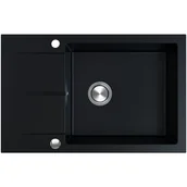 Zlewozmywaki - Zlewozmywak BERG Hobart BRQ1911AXL 1.0 Bazaltowy - miniaturka - grafika 1