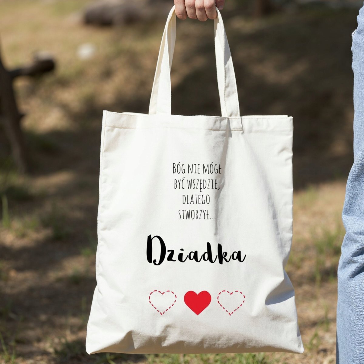 Torba z nadrukiem/bawełniana DLA BABCI/DZIADKA DZIEŃ BABCI/DZIEŃ DZIADKA #3