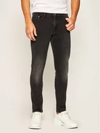 Spodnie męskie - Iceberg Jeansy Slim Fit 20EI1P02SK16003 Czarny Slim Fit - miniaturka - grafika 1