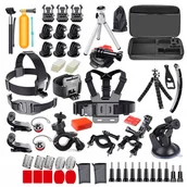 Akcesoria do kamer sportowych - Zestaw Akcesoriów Xl Do Gopro Hero 11 10 9 Black - miniaturka - grafika 1