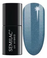 Lakiery hybrydowe - Semilac SEMILAC 324 SEA BLUE SHIMMER Lakier hybrydowy 7ml - miniaturka - grafika 1