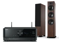 Kino domowe - Yamaha RX-V6A (czarny) + Tesi 6 (mokka) - miniaturka - grafika 1
