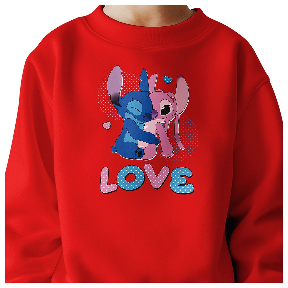 BLUZA DZIECIĘCA STITCH LOVE 134-140 DLA DZIEWCZYNKI CHŁOPCA