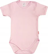 Body dla niemowląt - Body KRÓTKI rękaw JASNY RÓŻ r 68 KLEKLE - miniaturka - grafika 1