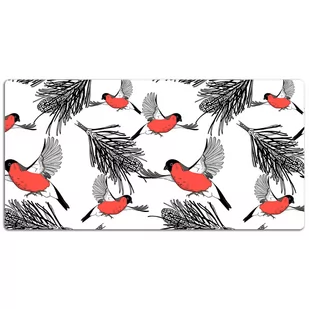 Podkładka na biurko Ptaki na drzewach 120x60 cm - Podkładki na biurko - miniaturka - grafika 1