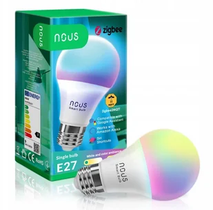 NOUS P3Z Smart Bulb RGB E27 Zigbee - Systemy inteligentnych domów - miniaturka - grafika 1
