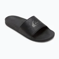 Klapki i japonki męskie - Klapki męskie Quiksilver Rivi Nubuck Slide black 1 - miniaturka - grafika 1