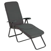 Leżaki ogrodowe - Leżak ogrodowy Modena Square stalowy antracytowy Patio - miniaturka - grafika 1