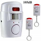 Alarmy - Alarm Bezprzewodowy z Czujką Ruchu (moc 105dB!!) + 2 Piloty. - miniaturka - grafika 1